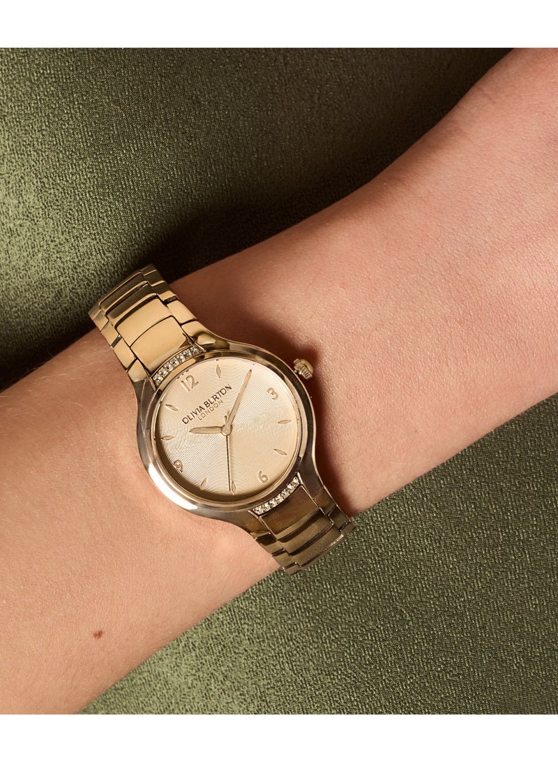 OLIVIA BURTON ROUND ANALOG WOMEN'S CARNATION GOLD CASE WATCH - 24000210 - Image 3