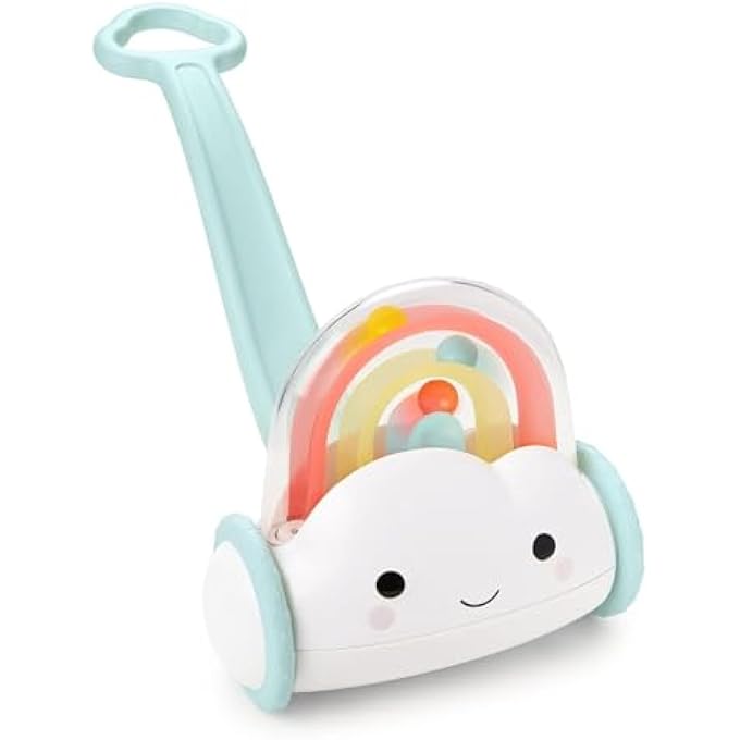 BABY POPPER PUSH TOY, SILVER LINING CLOUD - Image 1