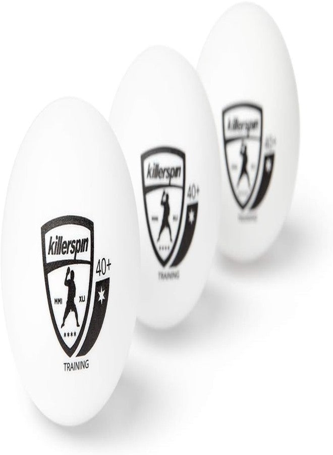 Killerspin 1-Star 40+ Table Tennis Balls, 25-Pack - White | Regulation Size 40mm | High-Performance ABS Training Balls for Enhanced Durability and Consistent Bounce - Image 5