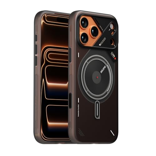 Aulumu A17 iPhone 17 Pro Magnetic Thermal Case | CoolHyper | with Camera Control | IMD Technology | Compatible with Magsafe | Touch Translucent Gray - Image 1