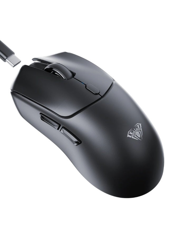 أولا فأرة الألعاب AULA SC580X – 3 أوضاع: لاسلكي 2.4G / بلوتوث / USB، 10000 DPI، خفيفة الوزن ومريحة - Image 2