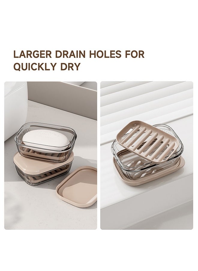 bdo - BDO Travel Soap Case, 100% Leakproof Soap Box with Lid, Bar Soap Holder for Traveling, Portable Soap Container for Gym, School, Camping - Image 1