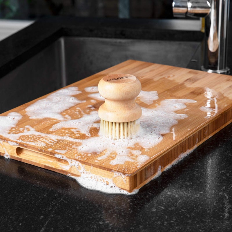 CLARK'S Cutting Board Organic Soap - Enriched with Lemongrass Extracts - Cleaner for Kitchen Countertops, Butcher Blocks, Bamboo, Wooden Bowls and Utensils - Cleans and Restores Wood - Food Safe - Image 4