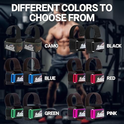 Schiek Sports Model 1000-DLS Deluxe Dowel Straps For Weight Lifting - Image 4