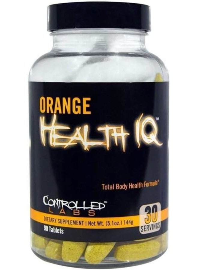 controlled labs Health IQ Orange 90 Tablets - Image 1