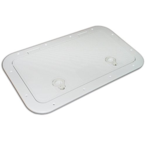 Five Oceans Boat Hatch, Marine Access Hatch, Rectangle, Locking Slam Latch System for Boat Yacht, 23-1/2" x 13-5/8", Off-White - FO2348 - Image 4