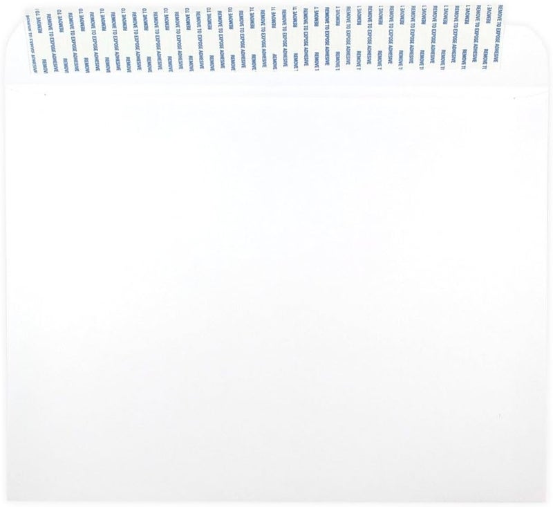 JAM Paper 10 x 13 Booklet Envelopes with Peel and Seal Closure - White - 100/Pack - Image 2