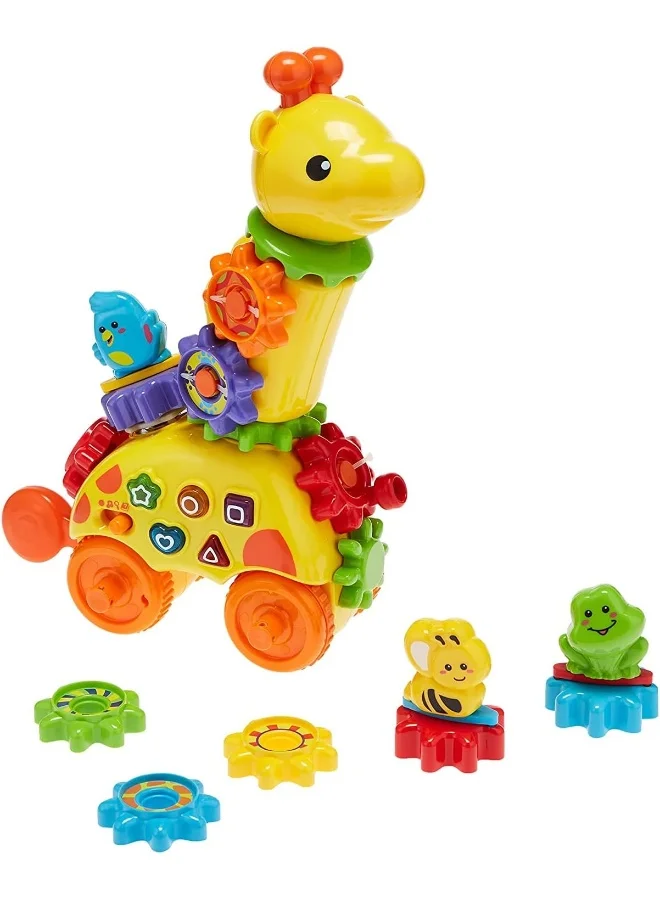 vtech 199103 Gearzooz Gear Up And Go Gearaffe- Multi Color
