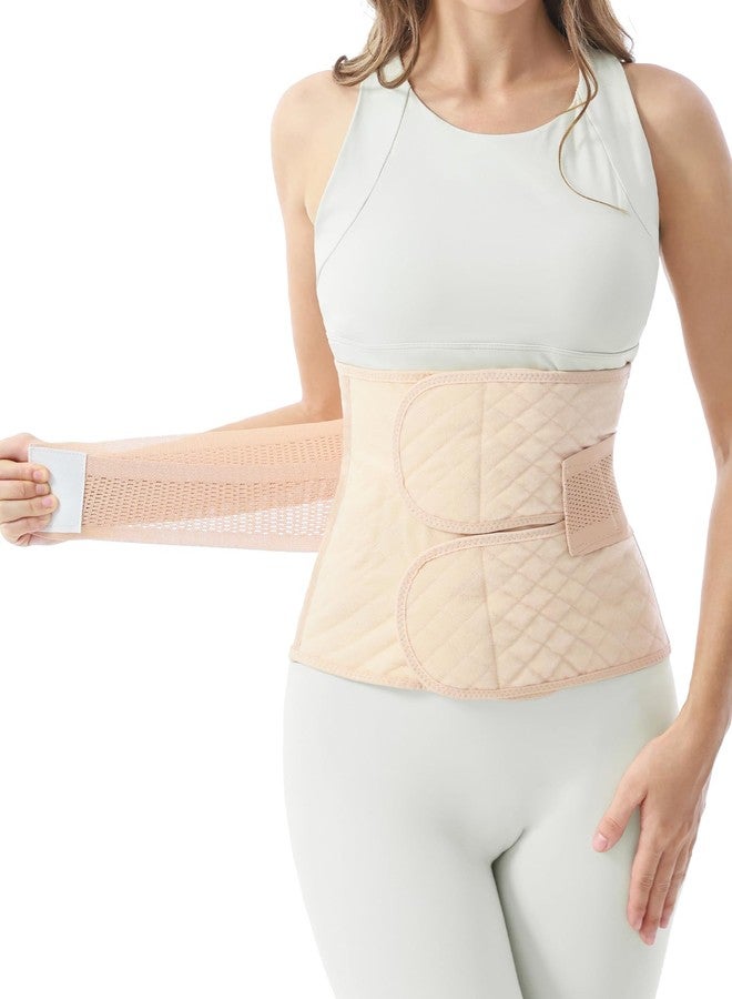 Allaugh Postpartum Belly Band for Women: Abdominal Binder Post Surgery Compression Belt - Post Partum Waist Binder C Section Recovery Wrap - Image 1