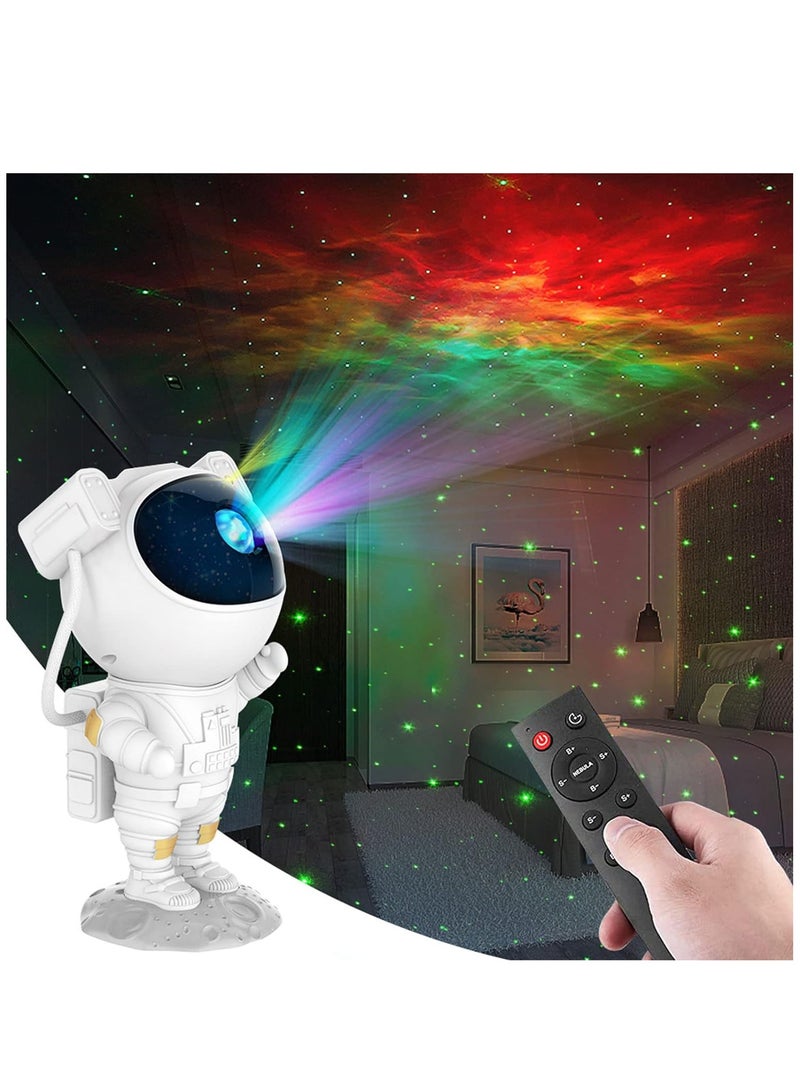ELTRAZONE Astronaut Star Projector Night Lights, Kids Room Decor Aesthetic,Astronaut Nebula Galaxy Projector Night Light,Remote Control Timing and 360°Rotation Magnetic Head,Lights for Bedroom,Gaming Room Decor - Image 1