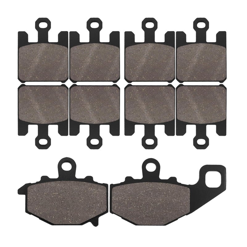 ZICOO Front Rear Brake Pads for Kawasaki ZX6R Ninja 636 ZX636 20032006 ZX10R Ninja ZX1000 1000 20042007 ZX6RR ZX600 20032006 - Image 2