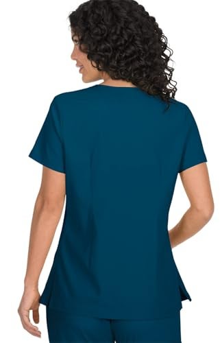 KOI Basics 374 Women's Katie Scrub Top Navy L - Image 2