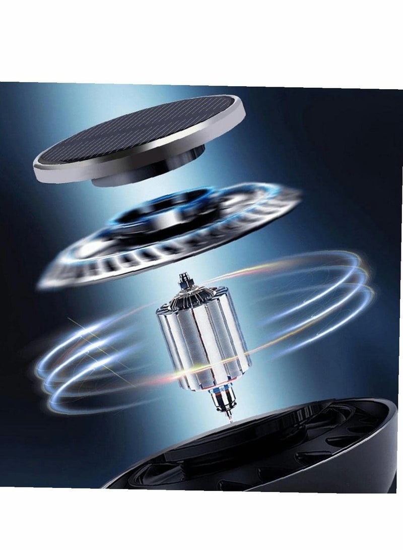 SYOSI Car Air Fresheners, Solar Car Aroma Diffuser Car Interior Accessories, Solar Rotating Cologne Aromatherapy Essential Oil Diffuser Fragrance (Black) - Image 5