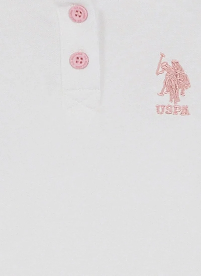 U.S. Polo Assn. U.S. Polo Assn. Baby Girls Beige Tshirt