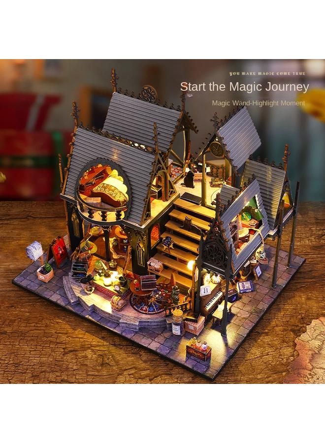 Bluejw DIY Cabin Luna Magic House Handmade Assembled Model Villa Decoration Exquisite Decompression Gift For Men And Women - Image 4