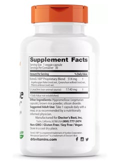 Doctor's Best Menopause Spectrum with EstroG-100, Non-GMO, Vegan, Gluten Free, Soy Free, 30 Veggie Caps  - Image 2