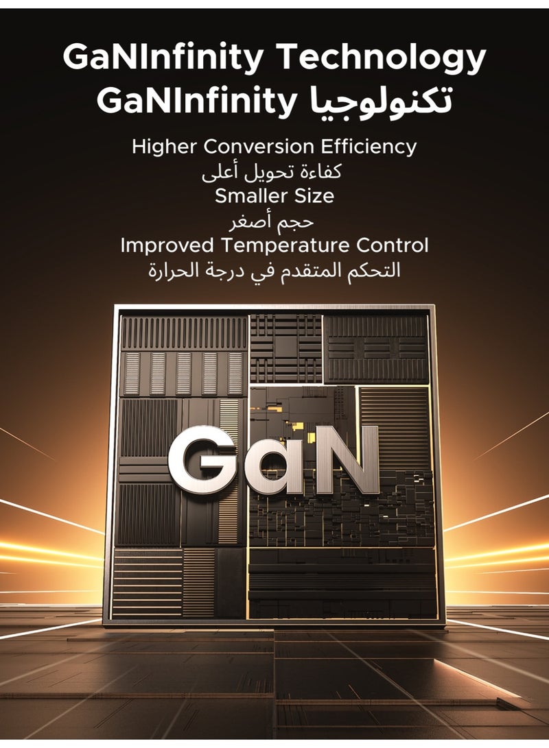 UGREEN ECO Nexode 100W Charger USB Type C Retractable With 0.75M 2C1A USB C Cable iPhone Fast and Safe Charging Cord High Temperature Protection Easy to Store and Keep Desk Tidy Perfect Partner for Outdoors - Grey - Image 2