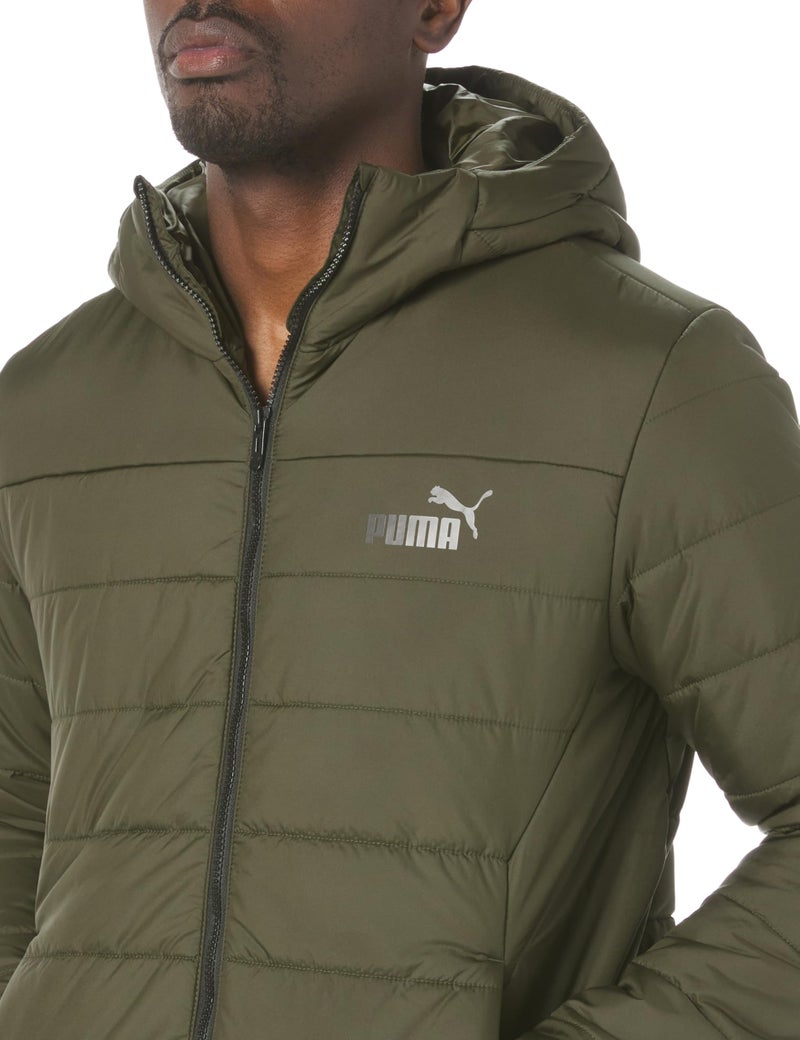 PUMA Mens ESS Hooded Padded Jacket - Image 3