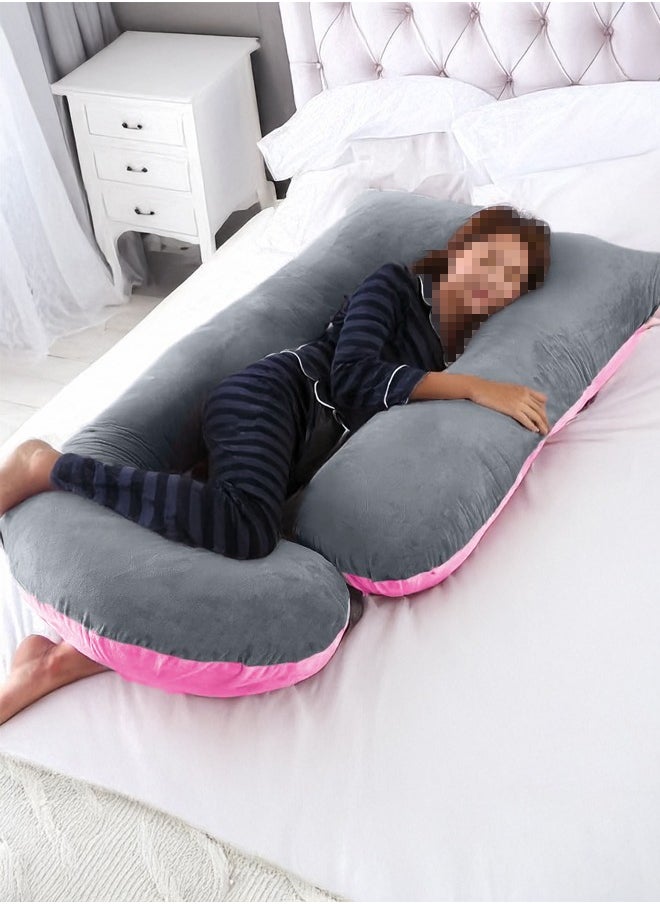 Fitness World U-Shaped Pregnancy Pillow Full Body Maternity Support Pillow(62"x 28")  - Image 2