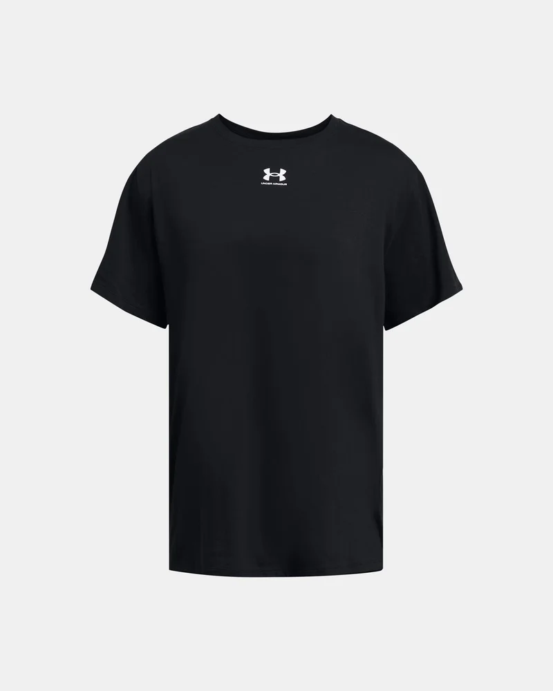 Under Armour Black Women's Campus Logo T-Shirt for Women | Best Price UAE