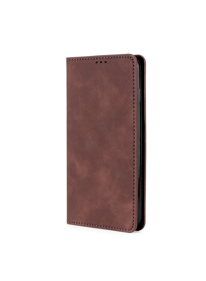 اس-توب جراب لهاتف Motorola Edge X30 Pro 5G/Edge 30 Ultra Skin Feel جراب هاتف جلدي مغناطيسي أفقي قابل للطي - Image 2