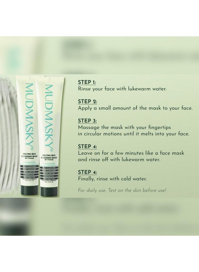 MUDMASKY Melting Mud Cleansing Mask 3In1 Formula 75Ml / 2.5 Fl. Oz. - Image 4