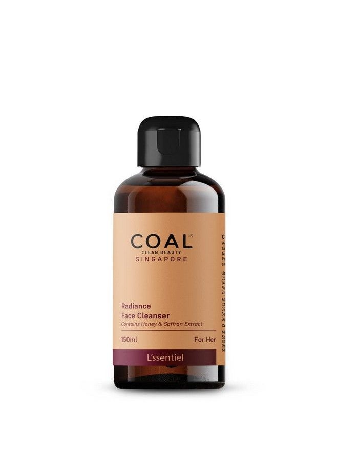 COAL CLEAN BEAUTY - Radiance Face Cleanser Honey Saffron Extract Cocamidopropyl Betaine Decyl Glucoside Glycerin ; Deeply Cleanses Face Moisturises & Hydrates Skin Women All Skin Types 150 Ml - Image 1