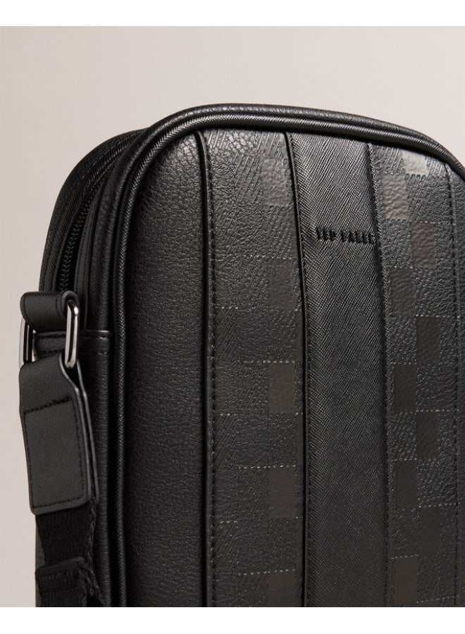 Ted Baker House Check PU Flight Bag - Image 3