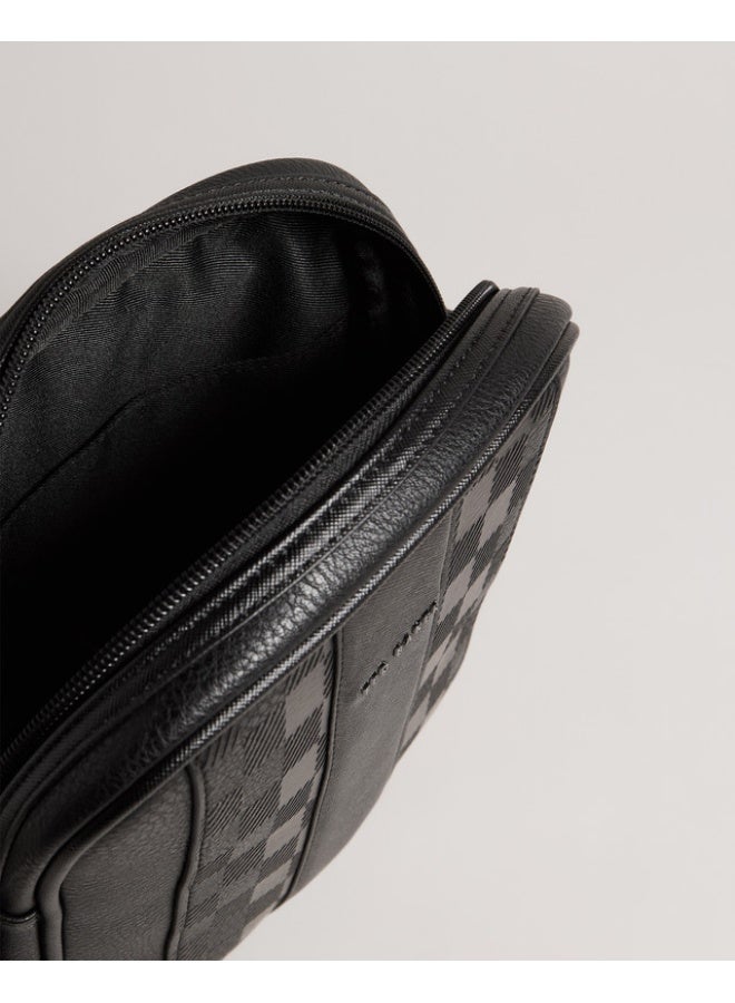 Ted Baker House Check PU Flight Bag - Image 5