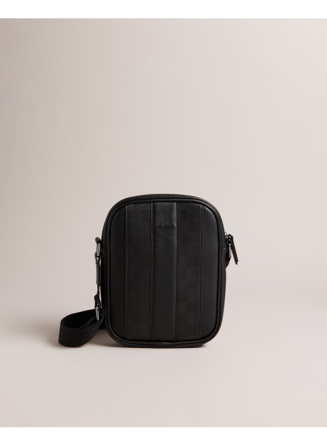 Ted Baker House Check PU Flight Bag - Image 1