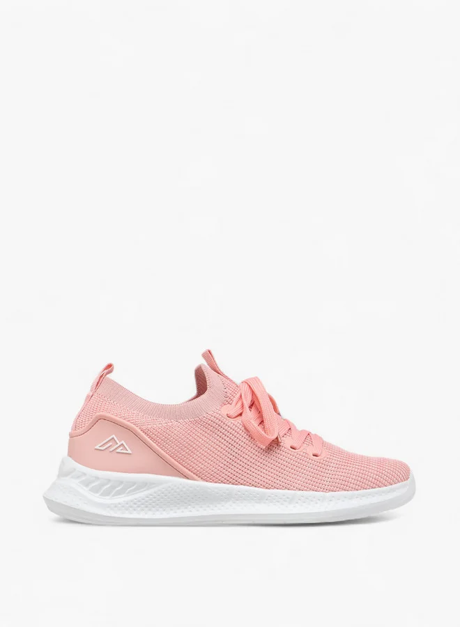 Oaklan by Shoexpress Textured Sports Shoes with Lace-Up Closure