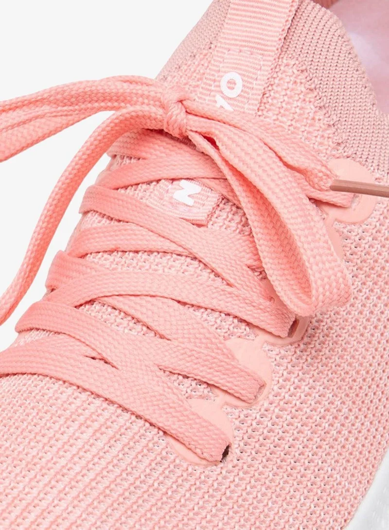 Oaklan by Shoexpress PINK Textured Sports Shoes with Lace-Up Closure for Women | Best Price UAE
