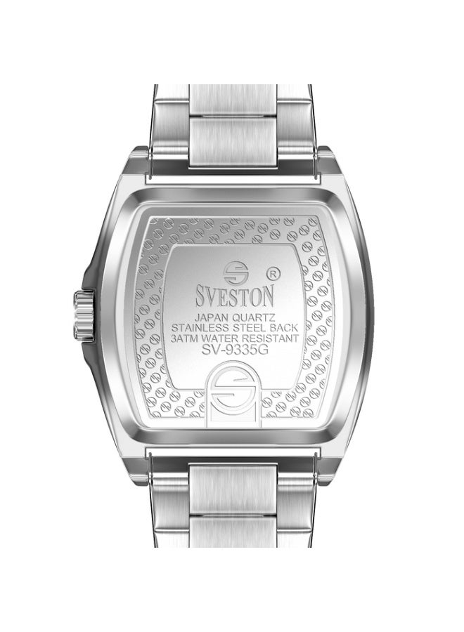 سيفيستون ساعة Sveston King هي ساعة رجالية مصنوعة من الفولاذ المقاوم للصدأ بقطر 38 ملم وتأتي مع علبة ساعة فاخرة. - Image 4