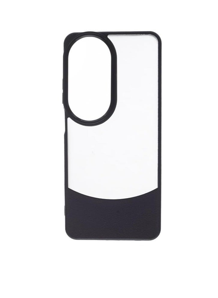 Shockproof Silicone Back Cover for Oppo A60 - Black - Image 1