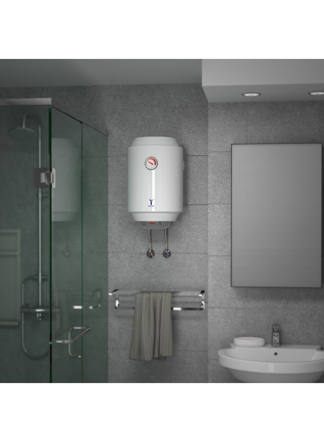SAUDI CERAMICS Electrical Water Heater 30L HASM 1200W - Image 1