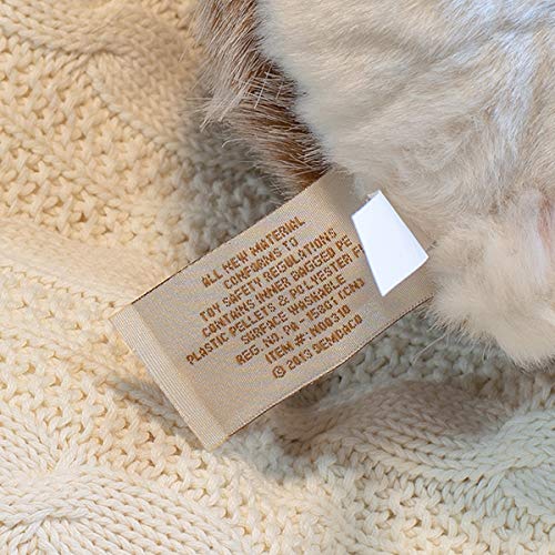 DEMDACO Huddled Small Hedgehog Wispy Chestnut Children's Plush Stuffed Animal - Image 4