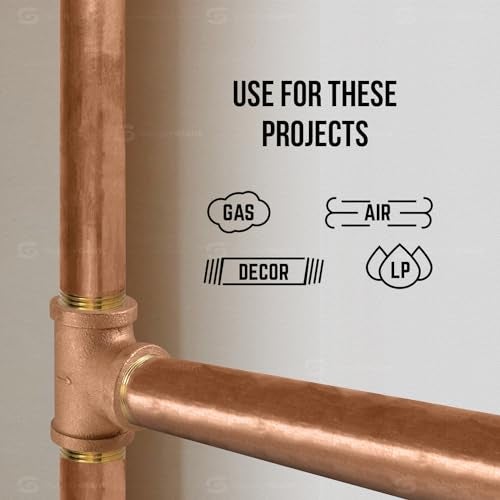 SUPPLYGIANT 12" Long Brass Nipple Pipe Fitting with 1/2" Nominal Diameter and NPT Ends - Image 4