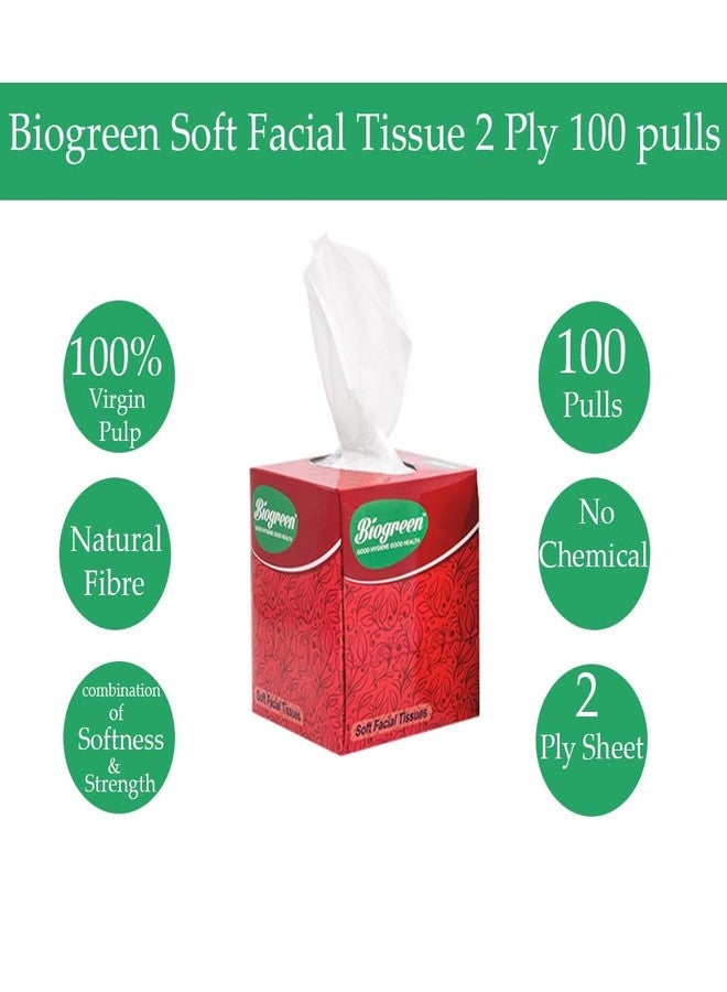 Biogreen Cube Facial Tissue Pack of 6 | 80 pulls in each box cube facial tissue for car box - Image 5