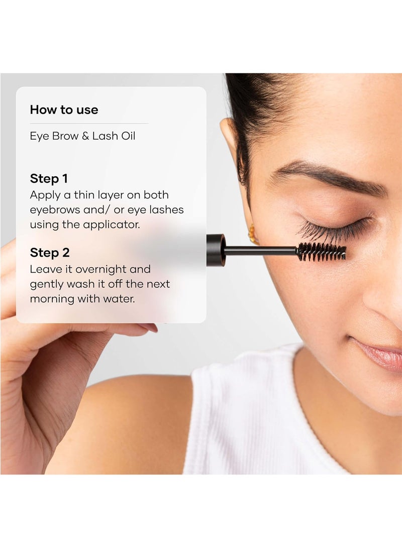 Cureskin Eye Care Combo | Eye Brow & Lash Oil | Bio-Peptide Under Eye Gel to Reduce Dark Circles | Eyelash Growth Serum | Under Eye Cream for Dark Circles for Women and Men | Lash Serum for Eyelash Growth - Image 5