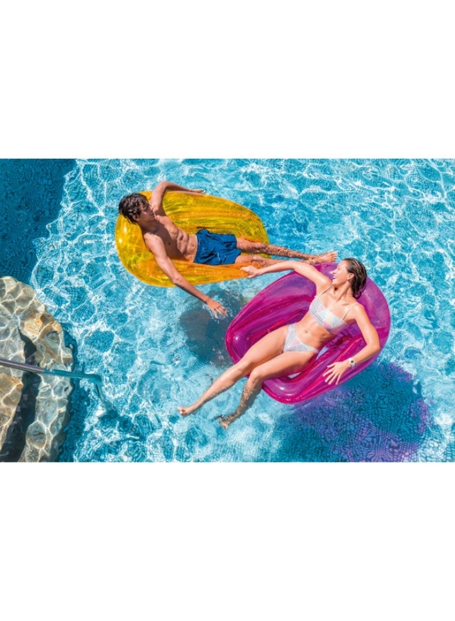 INTEX Inflatable Transparent Pool Lounge Assorted Color 104 x 102cm INT56802 - Image 1