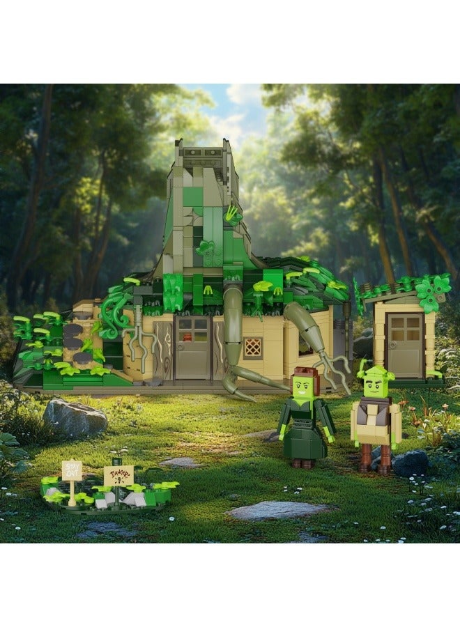عام السلسلة المعمارية Shrek 's Swamp Shrek 's Swamp تحتوي على الكهرباء والجزيئات الصغيرة لبناء اللبنات الأساسية - Image 4