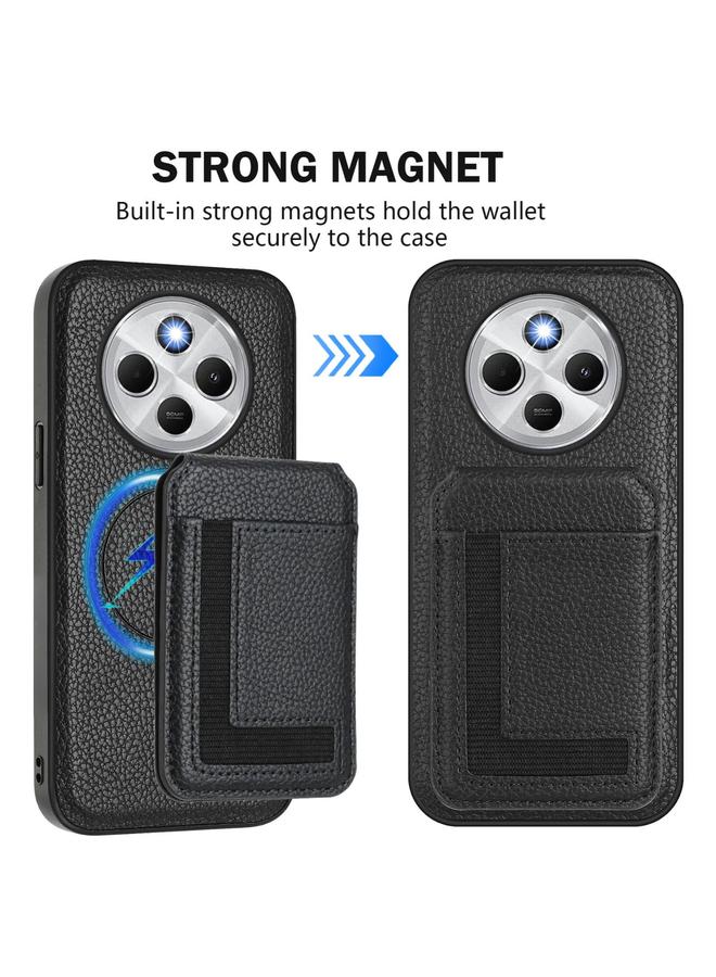 S-TOP Case For Redmi 14C 4G / 14R / A4 5G CX01 Detachable Magsafe Magnetic Card Bag Phone Case - Image 2