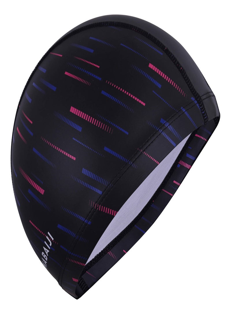 NABAIJI NABAIJI by DECATHLON, Adult Swimming Cap Silicone Mesh 56-60 Cm Black Pink 