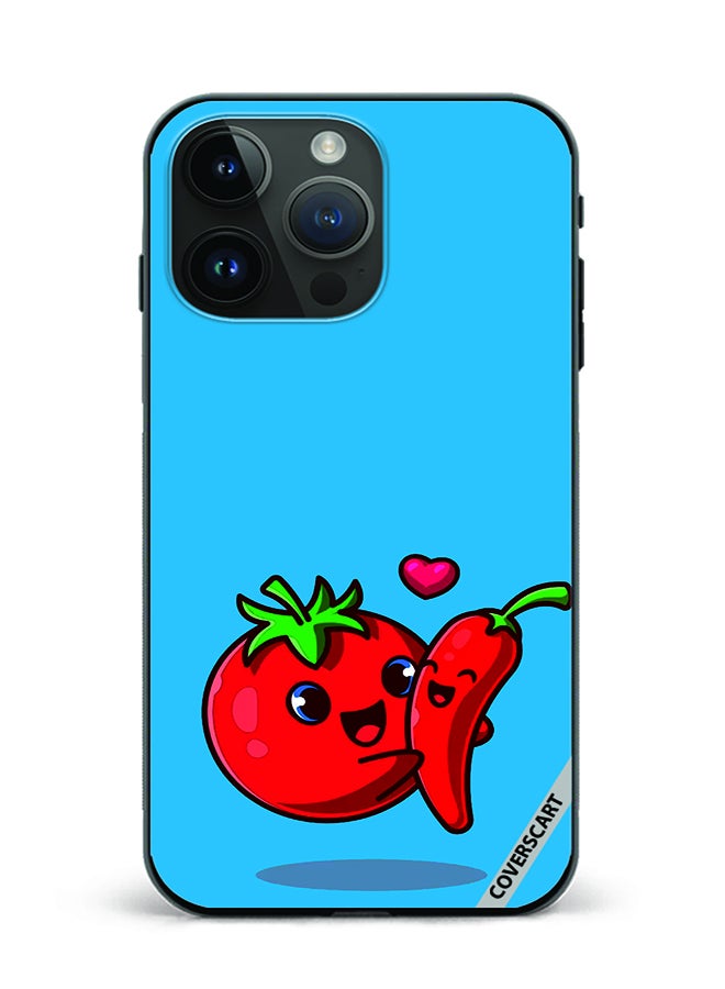 COVERSCART Protective Case Cover For Apple iPhone 15 Pro Chilli Design Multicolour - Image 1