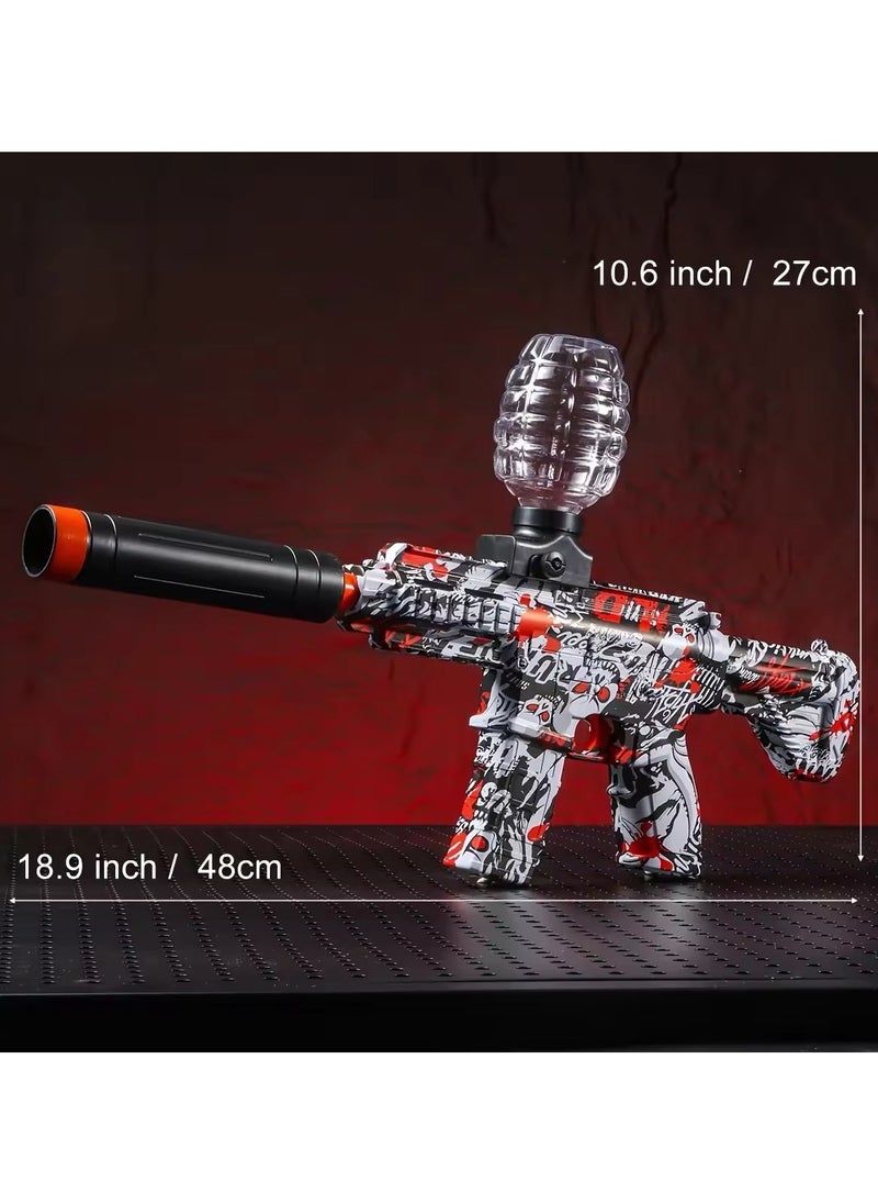 بندقية لعبة مسدس جل كهربائي من Ovya، مسدس جل تلقائي M416 صديق للبيئة مع 20000 رصاصة ونظارات واقية، لعبة أنشطة ممتعة وفي الهواء الطلق للأطفال