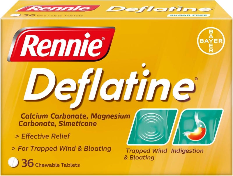 Rennie Deflatine Trapped Wind Relief Tablets - Image 1