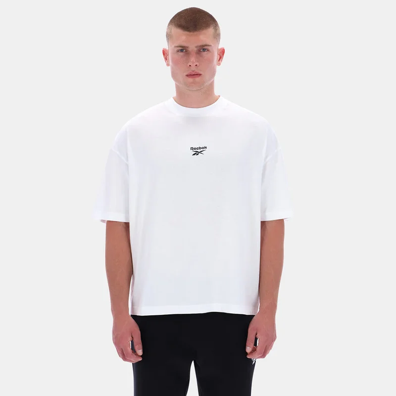 Reebok Melvin Mountain Short Sleeve Men's Tee - White