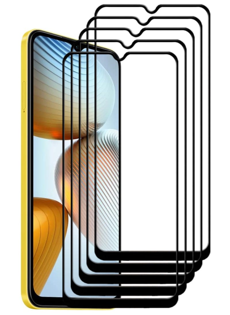 ACLIX 5 Pieces Antistatic ESD Dustproof Premium Quality High Definition Tempered Glass Screen Protector Designed For Xiaomi Poco M4 5G - Image 1