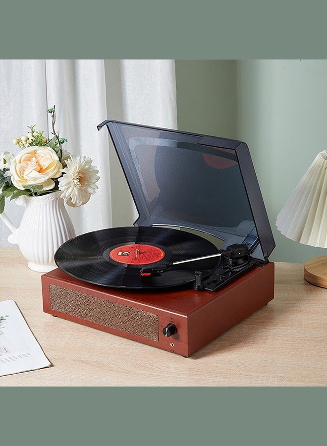 Bluetooth speaker retro phonograph gramophone vinyl record player Classic turntable playback Built-in Stereo Speaker 33/45/78RPM