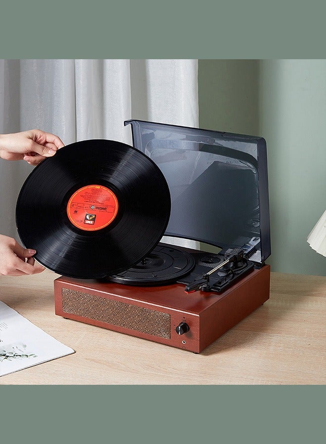 Bluetooth speaker retro phonograph gramophone vinyl record player Classic turntable playback Built-in Stereo Speaker 33/45/78RPM